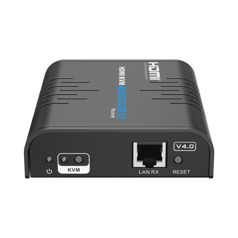 Receptor Compatible para Kits TT373KVM40 / Resolución 1080P  60 Hz/ Soporta STP y UTP CAT6 / Control IR / Compatible con Switch Gigabit para control KVM múltiple