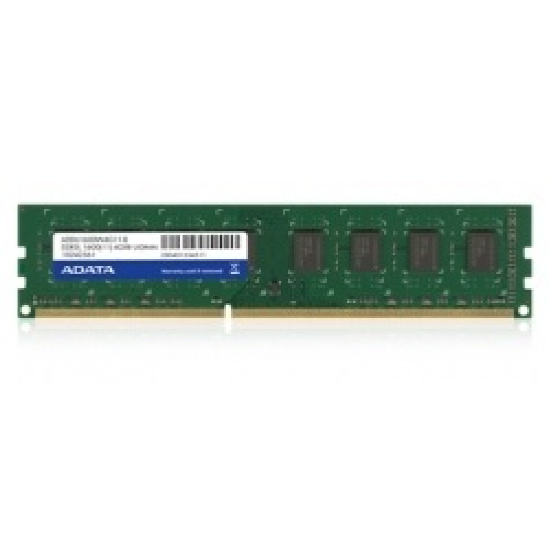 MEMORIA ADATA UDIMM DDR3L 8GB PC3-12800 1600MHZ CL11 240PIN 1.35V P/PC (ADDU1600W8G11-S)