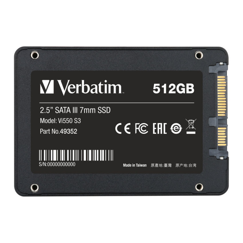 SSD 2.5 512GB VERBATIM SATAIII VI550 560/535 MB/S image 4