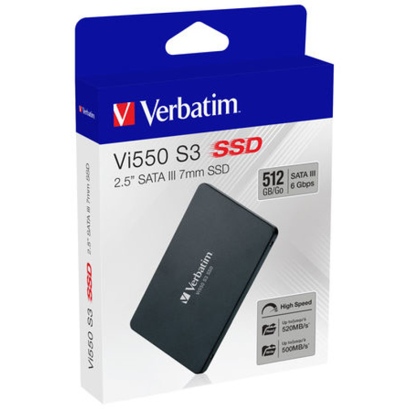 SSD 2.5 512GB VERBATIM SATAIII VI550 560/535 MB/S image 5