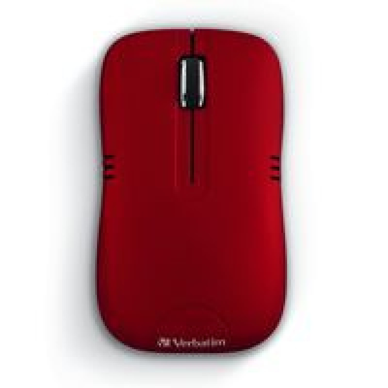 MOUSE VERBATIM INALAMBRICO COMMUTER VB99767 ROJO MATE image 3