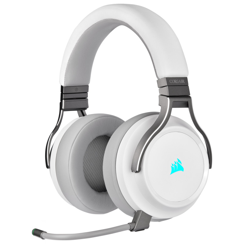 AUDIFONO CORSAIR VIRTUOSO RGB WIRELESS / INALMABRICO / RGB / COLOR BLANCO / (CA-9011186-NA)