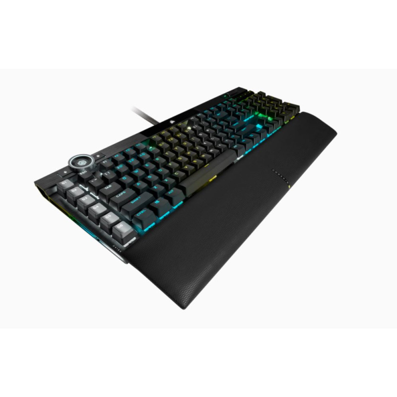 TECLADO CORSAIR K100 RGB/ ÓPTICO-MECÁNICO/ LED RGB RETROILUMINADO /CORSAIR OPX/NEGRO/TECLAS PBT NEGRAS/ (CH-912A01A-NA)  image 5