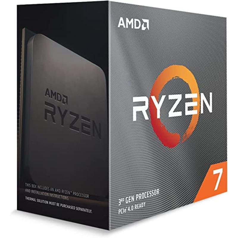 PROCESADOR AMD RYZEN 7 5700X S-AM4 5A GEN / 3.4 - 4.6 GHZ / CACHE 32MB / 8 NUCLEOS / SIN GRAFICOS / SIN DISIPADOR / GAMER ALTO