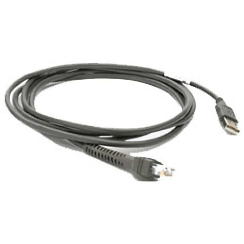 Cable Zebra Conector de la serie A  recto de 7 pies (2 1 m)