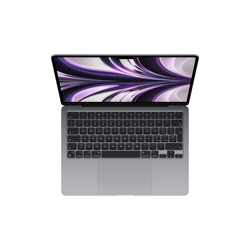 MACBOOK AIR 13 PULGADAS/CHIP M2 DE APPLE CON CPU DE 8 NUCLEOS Y GPU DE 10 NUCLEOS/ 8GB/ 512GB SSD/TOUCH ID/ GRIS ESPACIAL/ TECLADO LAM image 4