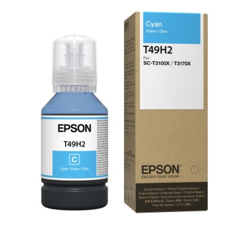 CARTUCHO EPSON MODELO T49H CYAN, PARA PLOTTER T3170X (140 ML) image 2