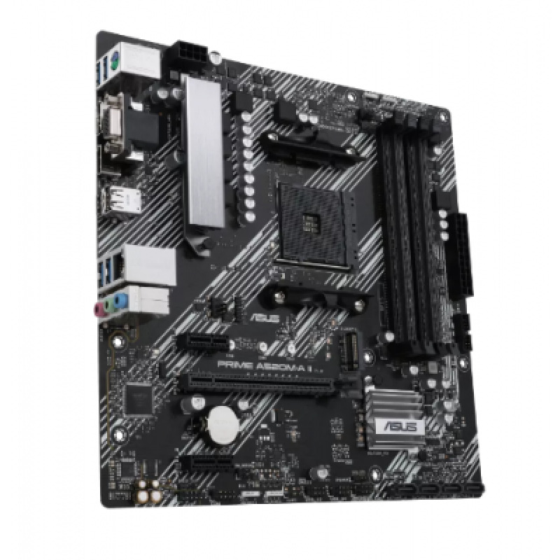 MOTHERBOARD ASUS (PRIME A520M-A II/CSM) SOCKET AM4,4*DDR4,HDMI,DP,VGA,PCIE-3.0,M.2,MICRO ATX image 3