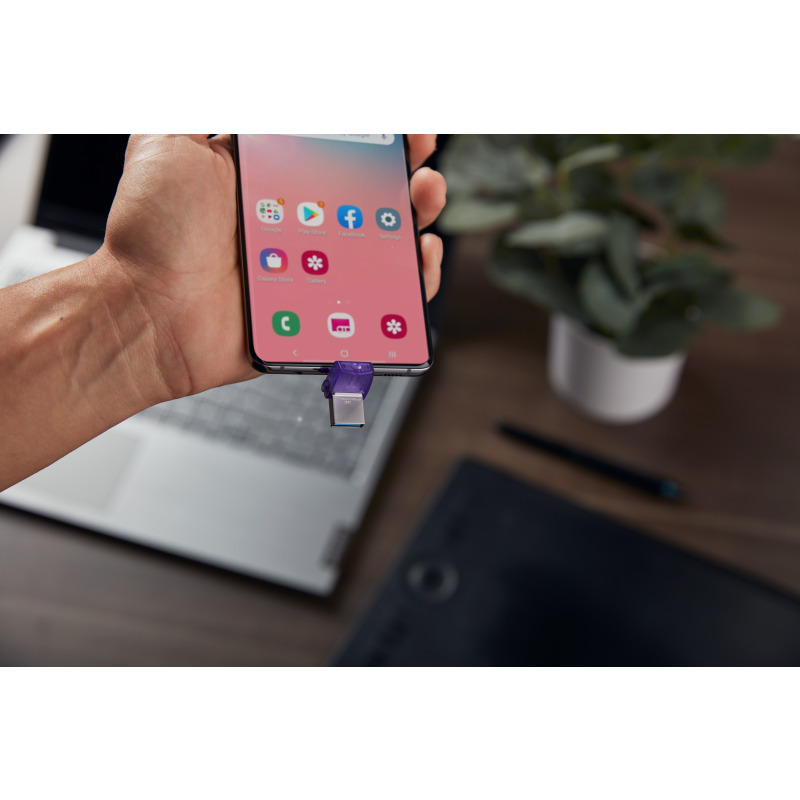 MEMORIA FLASH USB KINGSTON DATA TRAVELER MICRODUO 128GB 3C TYPE A-C (DTDUO3CG3/128GB) image 11