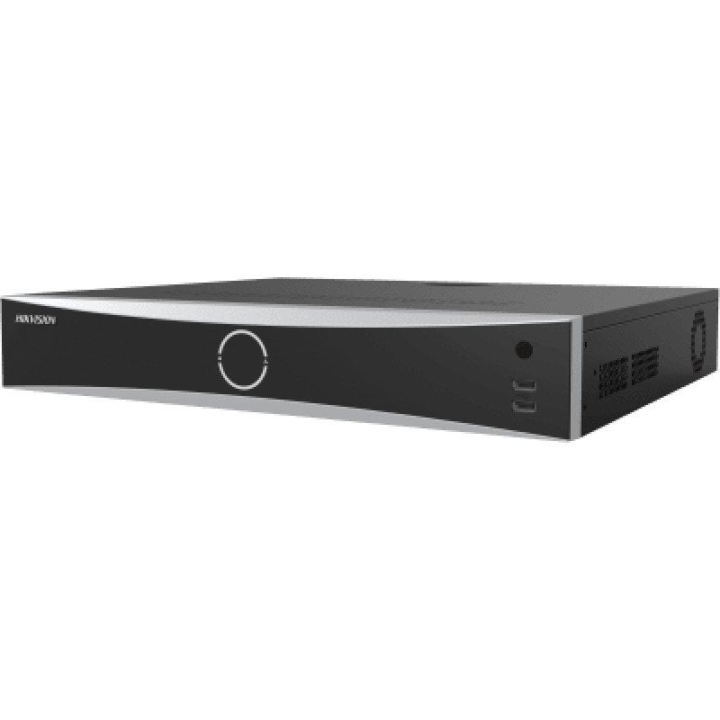NVR 32 Megapíxel 8K / 32 Canales IP / 16 Puertos PoE / ACUSENSE / ANPR / Conteo de Personas / Reconocimiento Facial / 4 Bahías de Disco Duro / Soporta POS / Alarmas I/O