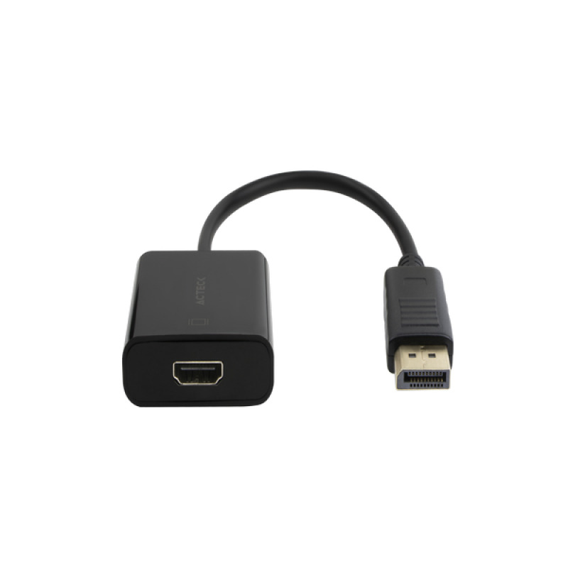 ADAPTADOR ACTECK SHIFT PLUS AH435 / DISPLAYPORT A HDMI / 4K / 20 CM / NEGRO / AC-934763 image 4