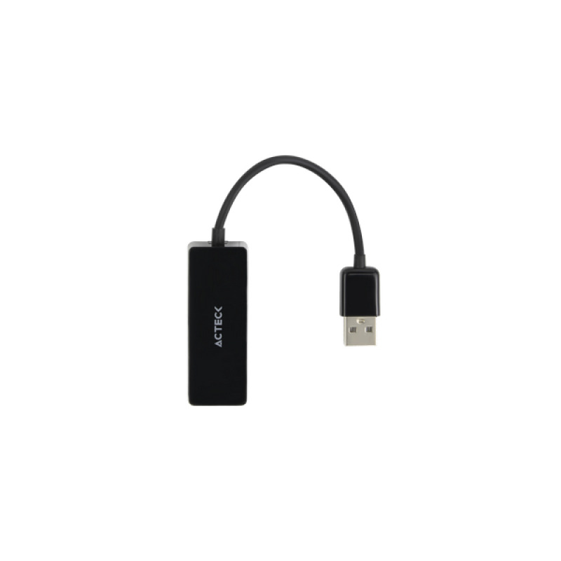 ADAPTADOR ACTECK SHIFT PLUS AE420 / RJ45 (ETHERNET) A USB A / 100 MBPS / NEGRO / AC-934732