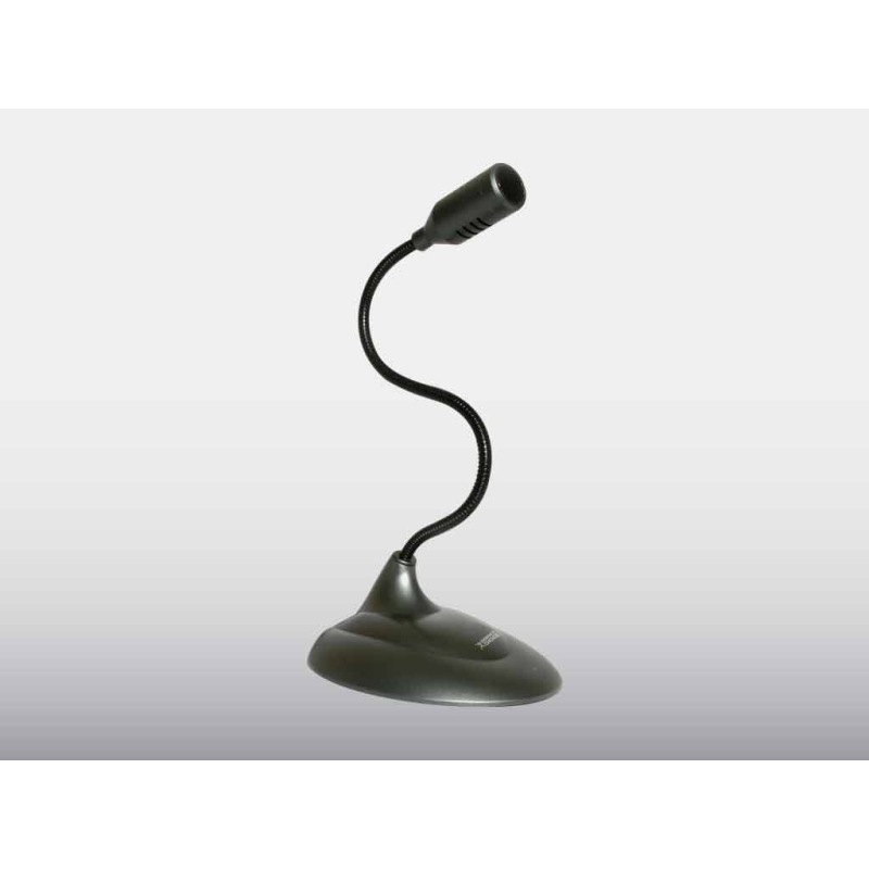 MICROFONO DE ESCRITORIO CON CUELLO FLEXIBLE 3.5MM PERFECT CHOICE NEGRO image 4