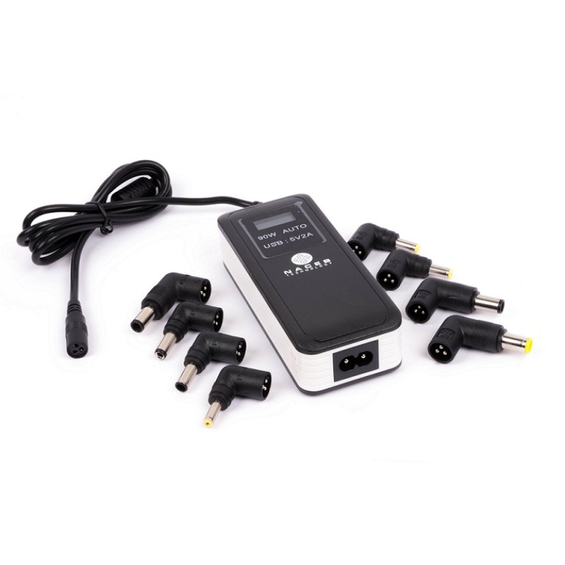 ADAPTADOR NACEB (NA-013) UNIVERSAL P/LAPTOP, 9 PUNTAS INTERCAMBIABLES, 90W image 4