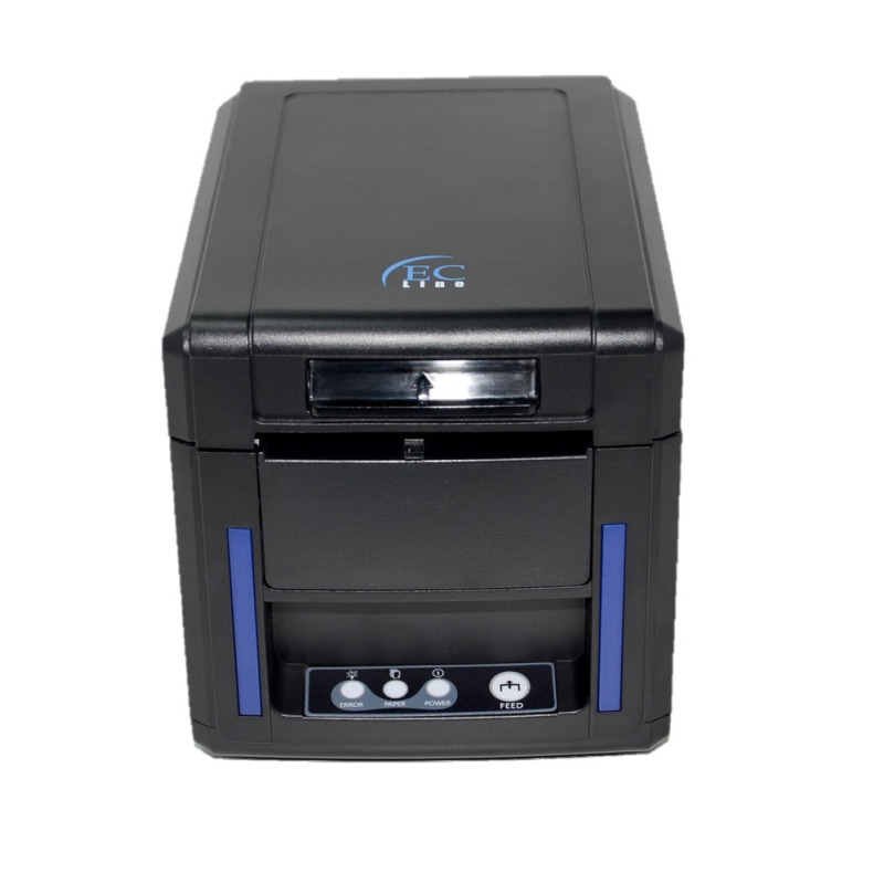 MINIPRINTER EC LINE EC-PM-80340, NEGRO, TERMICA, 80 MM, USB, SERIAL, ETHERNET (RED), RJ11, CORTE AUTOMATICO, 300 MM/SEG, ALERTA DE SONIDO Y LUZ, PARA COCINA image 3