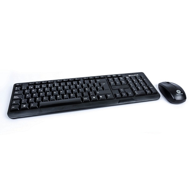 KIT NACEB TECLADO+MOUSE INALAMBRICO NEGRO