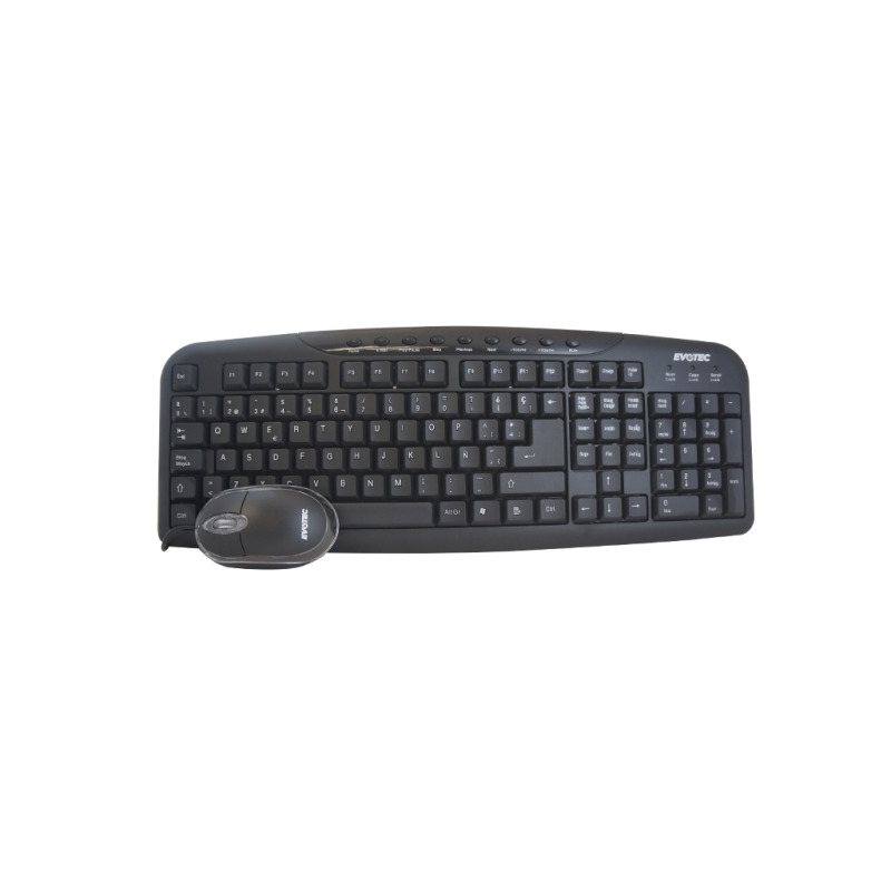 KIT 2 EN 1 NACEB (NA-618N) TECLADO,MOUSE,MULTIMEDIA,1200 DPI,NEGRO