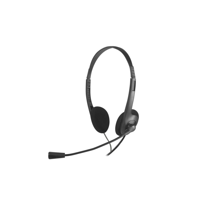 Easy Line EL-994787 audífono y auriculare Auriculares Alámbrico Diadema Llamadas/Música Negro