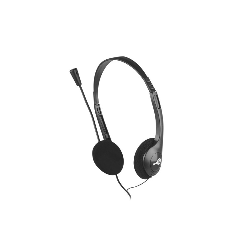 Easy Line EL-994787 audífono y auriculare Auriculares Alámbrico Diadema Llamadas/Música Negro image 3