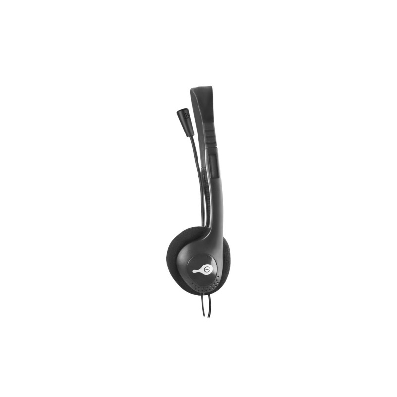 Easy Line EL-994787 audífono y auriculare Auriculares Alámbrico Diadema Llamadas/Música Negro image 4