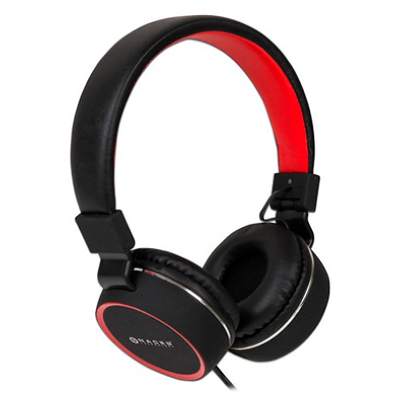 AUDIFONOS NACEB (NA-0310R) ZERO,DIADEMA,ALAMBRICA,MANOS LIBRES,3.5,ROJO