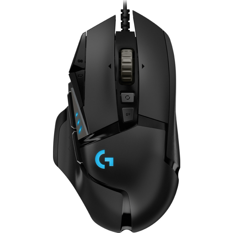 MOUSE GAMING LOGITECH G502 HERO NEGRO ALAMBRICO USB LIGHTSYNC RGB 16K DPIS image 16