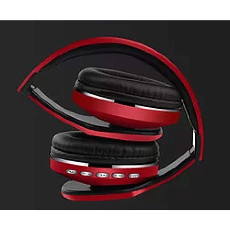 AUDIFONOS NACEB (NA-0307R) CETUS,DIADEMA,MICROFONO,BLUETOOTH,PLEGABLE,ROJO image 3