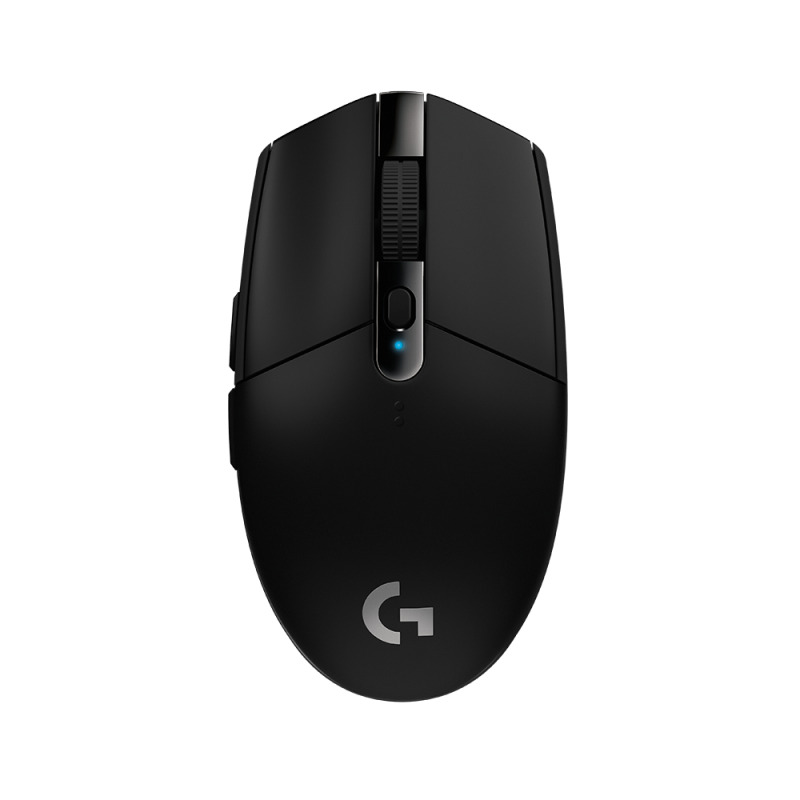 MOUSE GAMING LOGITECH G305 LIGHTSPEED OPTICO INALAMBRICO SENSOR HERO 6 BOTONES PROGRAMABLES NEGRO