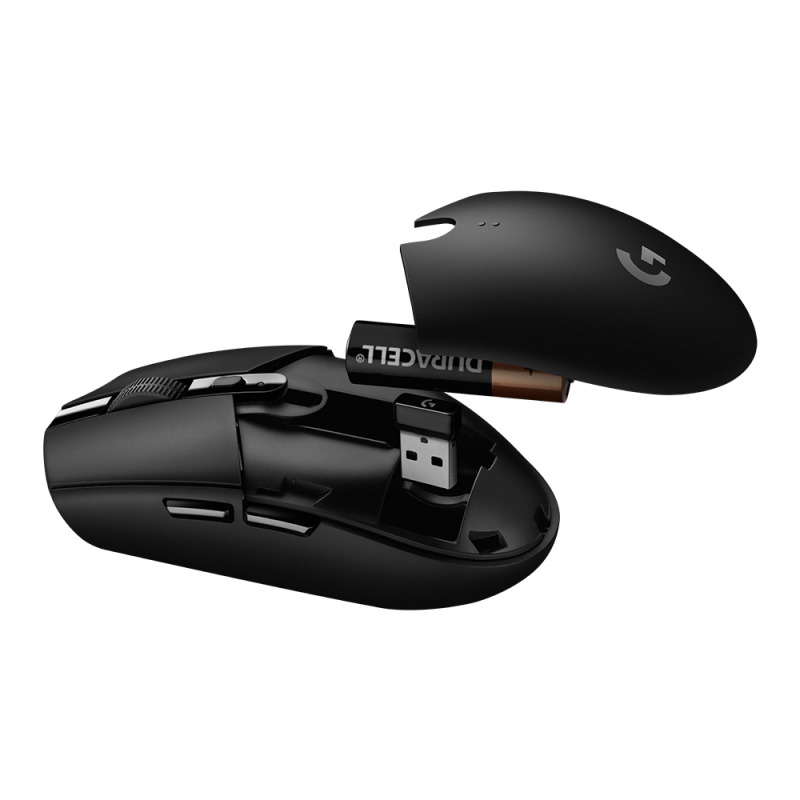 MOUSE GAMING LOGITECH G305 LIGHTSPEED OPTICO INALAMBRICO SENSOR HERO 6 BOTONES PROGRAMABLES NEGRO image 18
