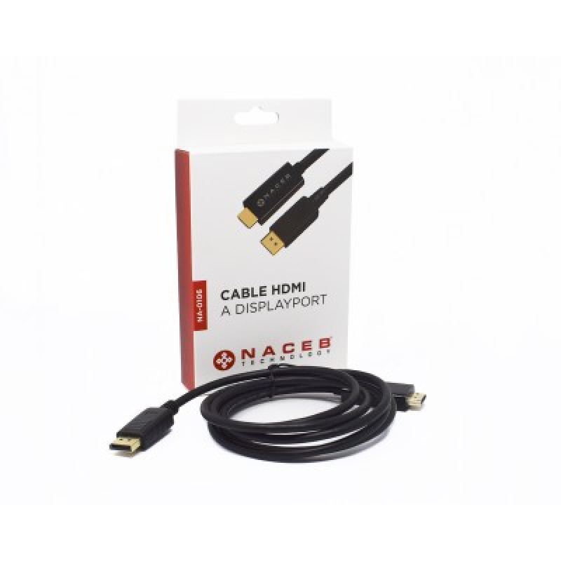 CABLE NACEB (NA-0106) HDMI,MACHO,DISPLAYPORT,1.8 M image 6