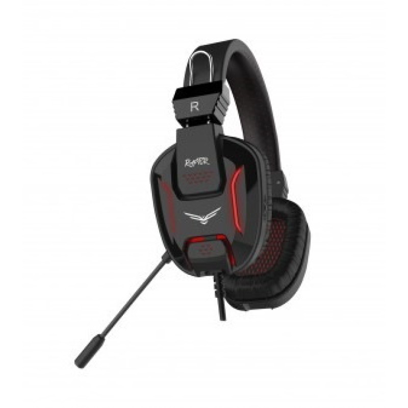 AUDIFONO GAMER DIADEMA ALAMBRICO NACEB RAPTOR HIFI RETROILUMINADO USB2.5+3.5MM C/MIC