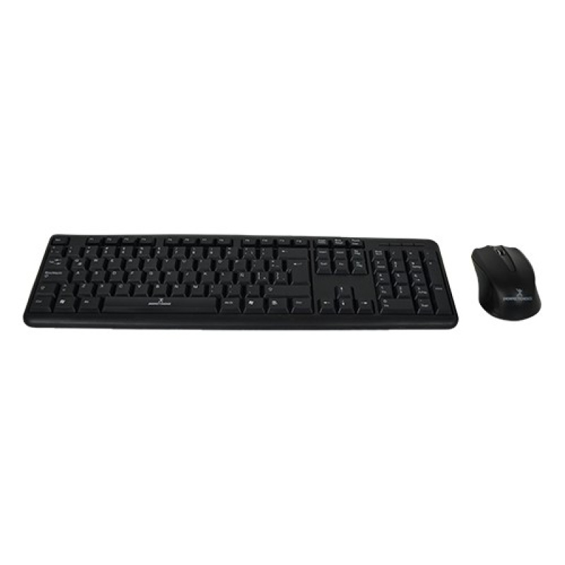 KIT DE TECLADO Y MOUSE ALAMBRICO CONECTOR USB PERFECT CHOICE - NEGRO