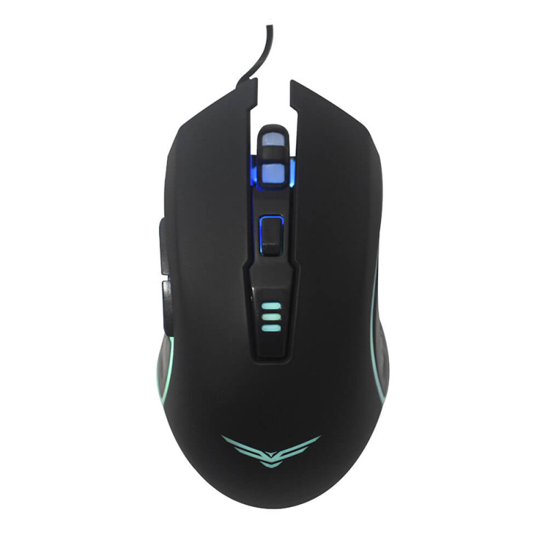 MOUSE GAMING NACEB (NA-0937) HORUS,RGB, 1000 DPI,USB,NEGRO
