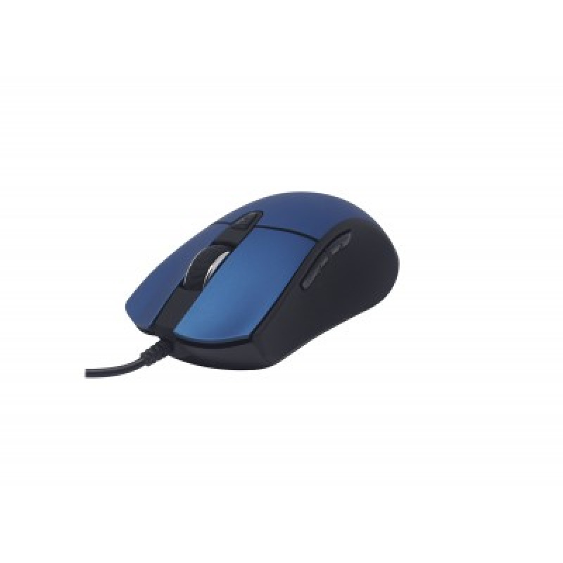 MOUSE NACEB ALAMBRICO OPTICO ERGONOMICO HASTA 2400DPI AZUL 6 BOTONES
