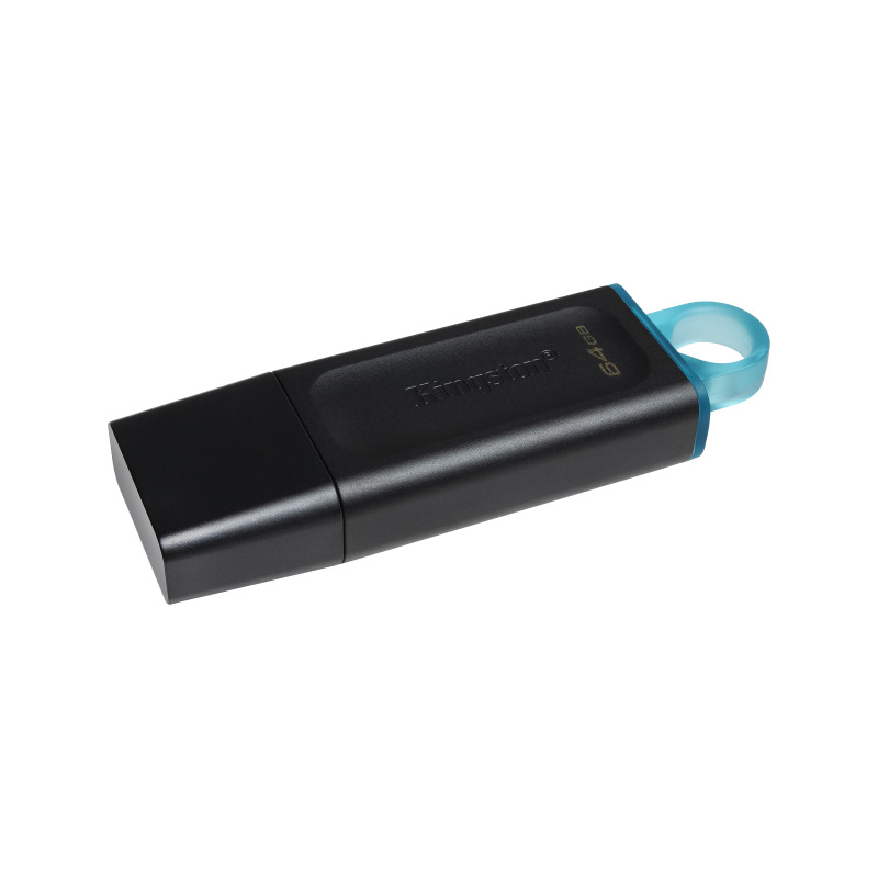 MEMORIA FLASH USB KINGSTON DATA TRAVELER EXODIA 64GB GEN 1 3.2 TIPO A NEGRO C/ANILLO AZUL OCEAN (DTX/64GB) image 17