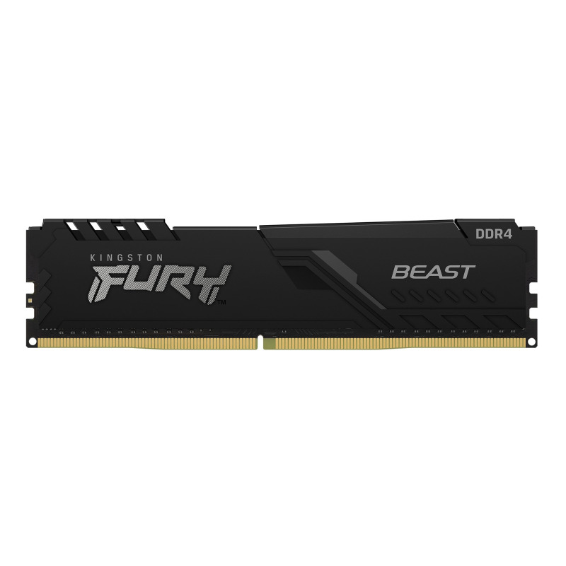MEMORIA RAM KINGSTON DIMM DDR4 8GB 3200MT/S FURY BEAST BLACK CL16 288PIN 1.35V C/DISIPADOR DE CALOR P/PC/GAMER/ALTO RENDIMIENTO (KF432C16BB/8) image 13