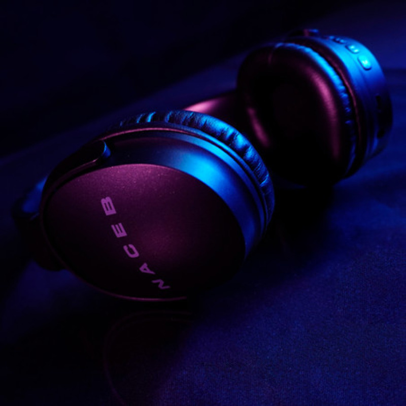 AUDIFONOS NACEB (NA-0319) BOLT,DIADEMA,MICOFONO,BLUETOOTH,PLEGABLE,NEGRO image 3
