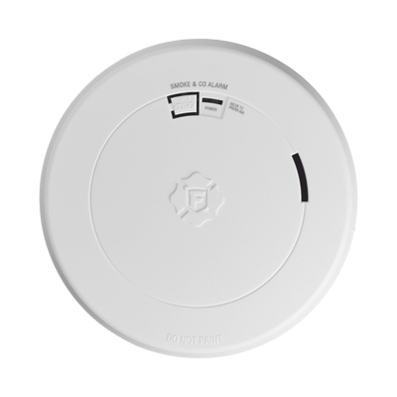 Detector Combo de Humo/CO Autónomo Batería Sellada de Litio de 10 años No Requiere Panel Diseño Ultra Delgado No Requiere Cableado