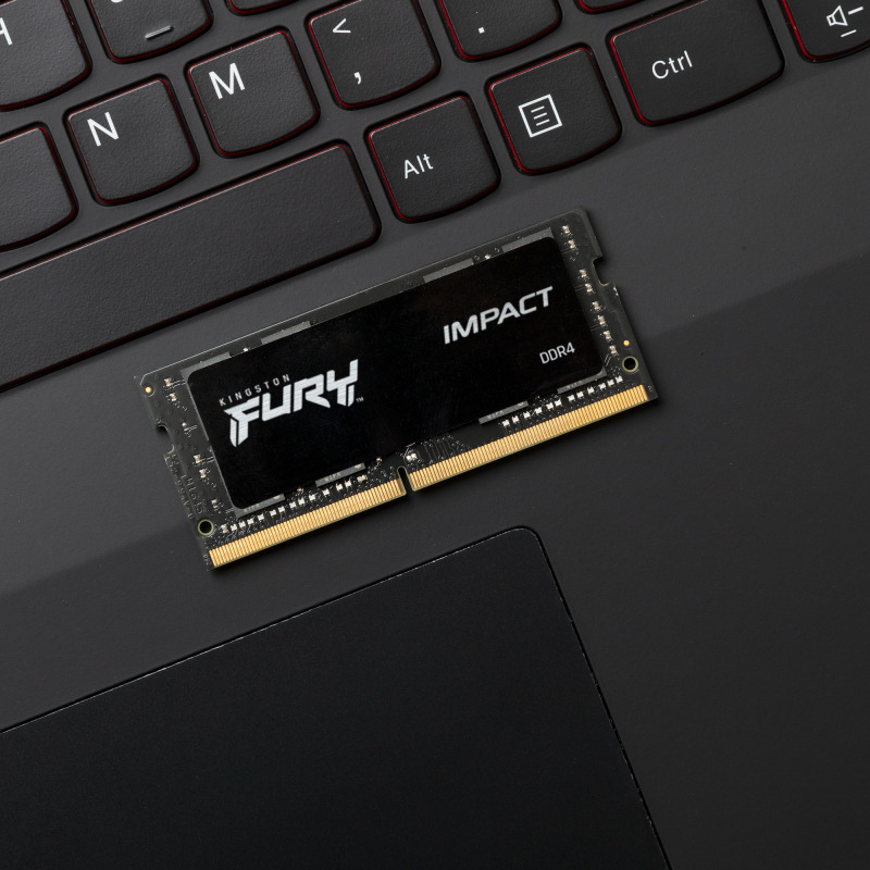 MEMORIA RAM KINGSTON SODIMM DDR4 8GB 3200MT/S FURY IMPACT BLACK CL20 260PIN 1.2V C/DIFUSOR DE CALOR P/LAPTOP (KF432S20IB/8) image 12