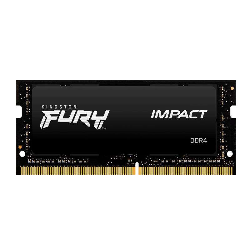 MEMORIA RAM KINGSTON SODIMM DDR4 8GB 3200MT/S FURY IMPACT BLACK CL20 260PIN 1.2V C/DIFUSOR DE CALOR P/LAPTOP (KF432S20IB/8) image 13