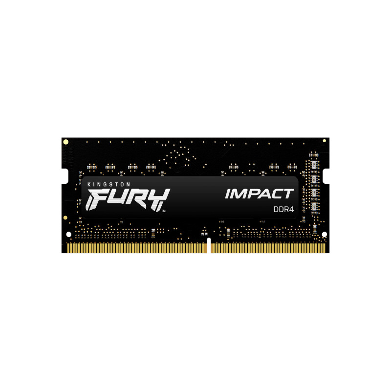 MEMORIA RAM KINGSTON SODIMM DDR4 8GB 3200MT/S FURY IMPACT BLACK CL20 260PIN 1.2V C/DIFUSOR DE CALOR P/LAPTOP (KF432S20IB/8) image 4