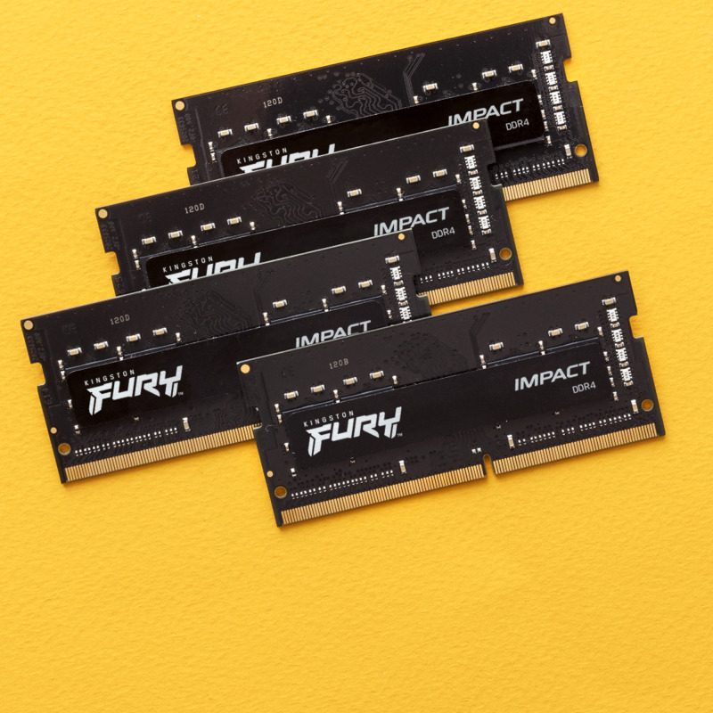 MEMORIA RAM KINGSTON SODIMM DDR4 8GB 3200MT/S FURY IMPACT BLACK CL20 260PIN 1.2V C/DIFUSOR DE CALOR P/LAPTOP (KF432S20IB/8) image 8