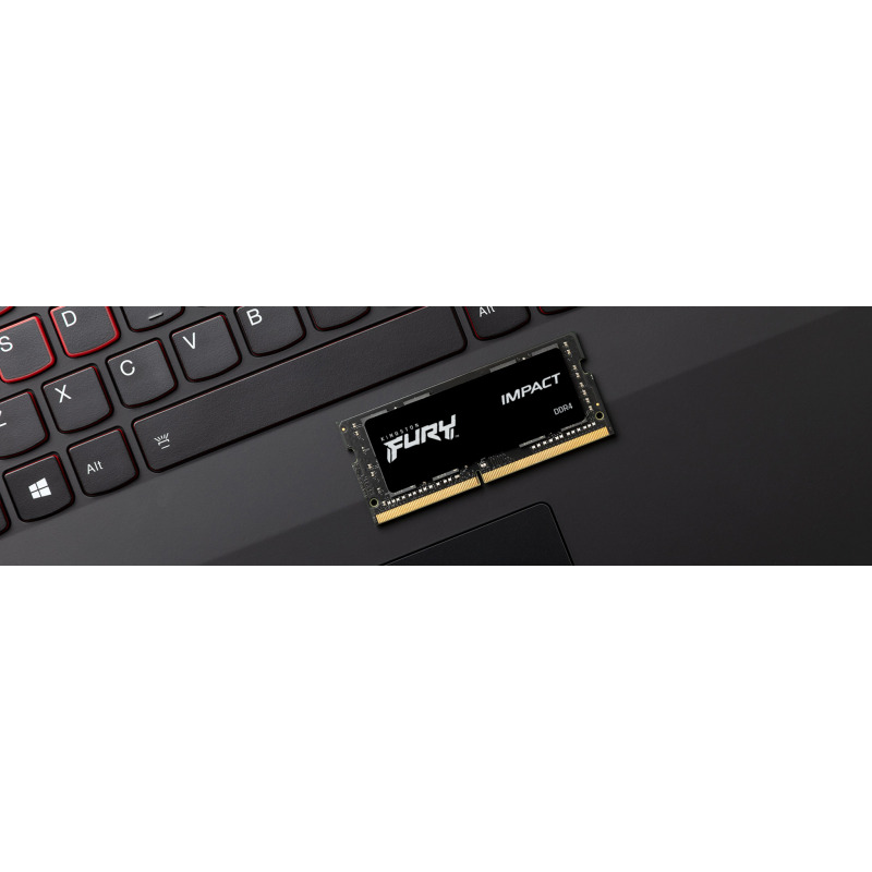 MEMORIA RAM KINGSTON SODIMM DDR4 8GB 3200MT/S FURY IMPACT BLACK CL20 260PIN 1.2V C/DIFUSOR DE CALOR P/LAPTOP (KF432S20IB/8) image 19