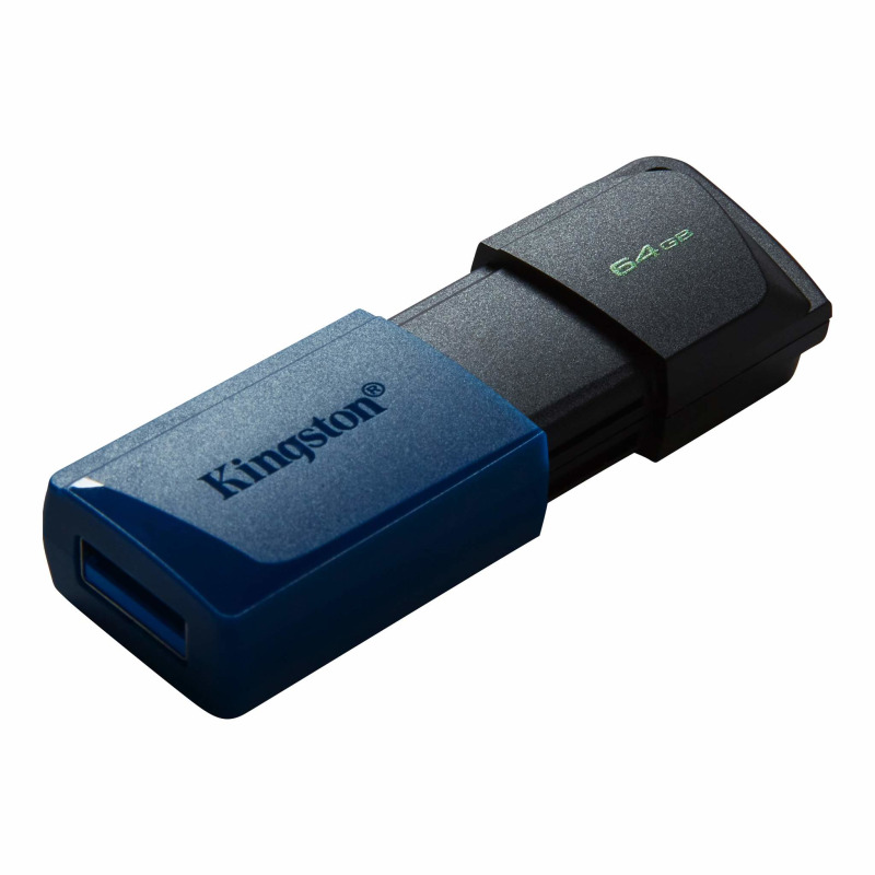 MEMORIA FLASH USB KINGSTON DATA TRAVELER EXODIA M 64GB GEN 1 3.2 GEN 1 C/TAPA MÓVIL NEGRO + AZUL (DTXM/64GB) image 5