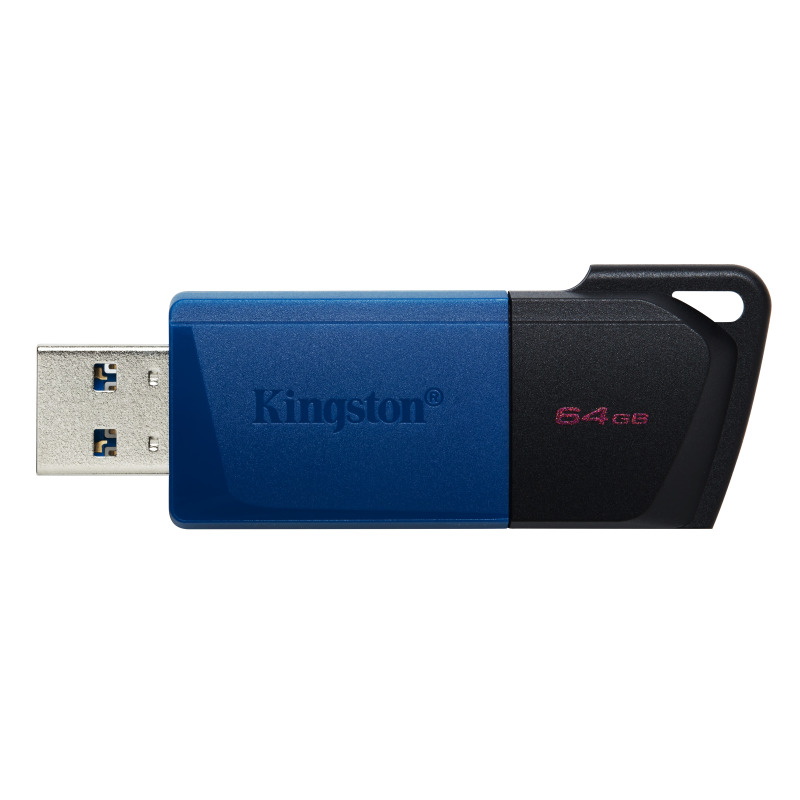 MEMORIA FLASH USB KINGSTON DATA TRAVELER EXODIA M 64GB GEN 1 3.2 GEN 1 C/TAPA MÓVIL NEGRO + AZUL (DTXM/64GB) image 6