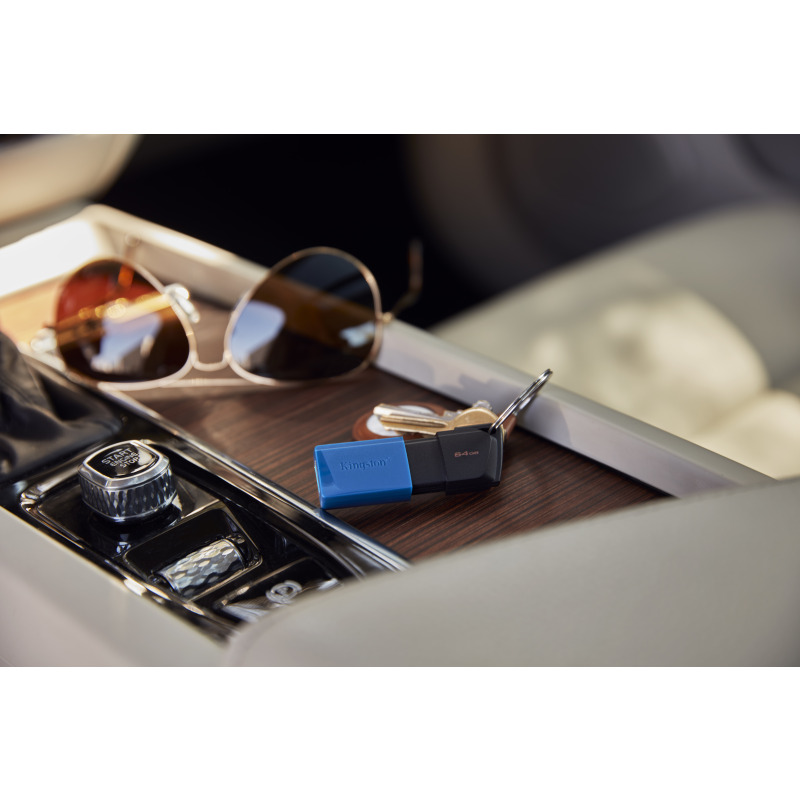 MEMORIA FLASH USB KINGSTON DATA TRAVELER EXODIA M 64GB GEN 1 3.2 GEN 1 C/TAPA MÓVIL NEGRO + AZUL (DTXM/64GB) image 14