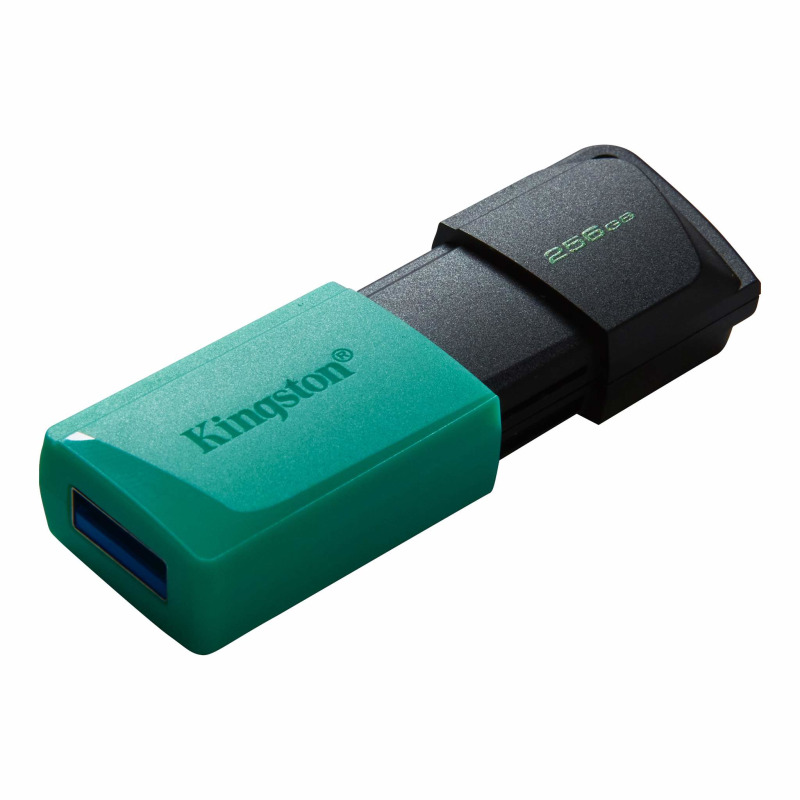 MEMORIA FLASH USB KINGSTON DATA TRAVELER EXODIA M 256GB GEN 1 3.2 GEN 1 C/TAPA MÓVIL NEGRO + VERDE OCEAN (DTXM/256GB) image 3