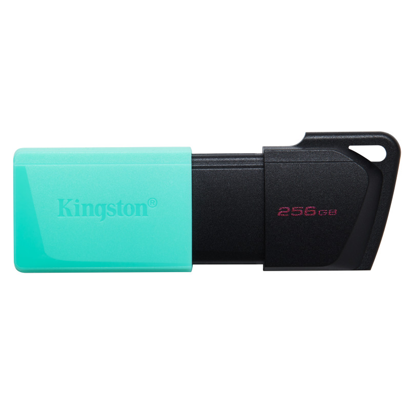 MEMORIA FLASH USB KINGSTON DATA TRAVELER EXODIA M 256GB GEN 1 3.2 GEN 1 C/TAPA MÓVIL NEGRO + VERDE OCEAN (DTXM/256GB) image 2