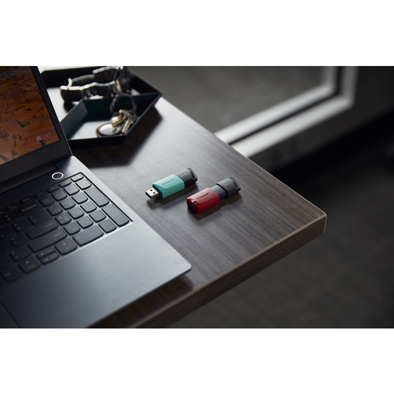 MEMORIA FLASH USB KINGSTON DATA TRAVELER EXODIA M 256GB GEN 1 3.2 GEN 1 C/TAPA MÓVIL NEGRO + VERDE OCEAN (DTXM/256GB) image 14