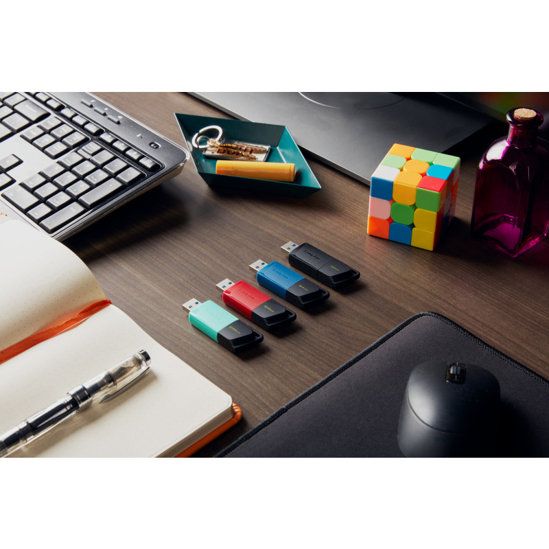 MEMORIA FLASH USB KINGSTON DATA TRAVELER EXODIA M 256GB GEN 1 3.2 GEN 1 C/TAPA MÓVIL NEGRO + VERDE OCEAN (DTXM/256GB) image 18